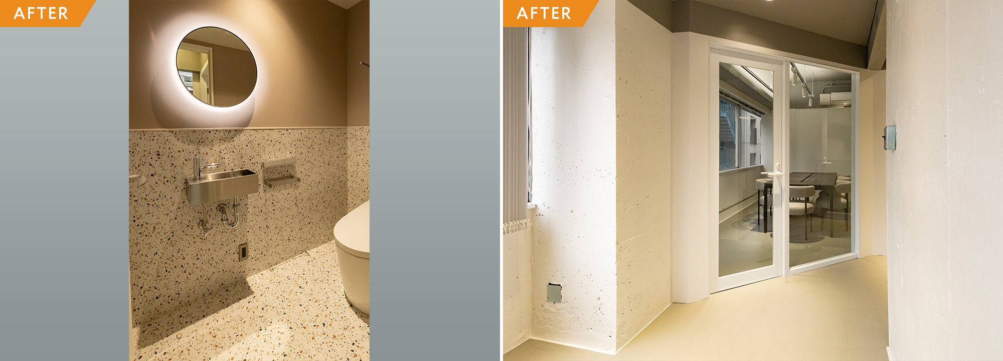 光と素材で建物の表情をリニューアル