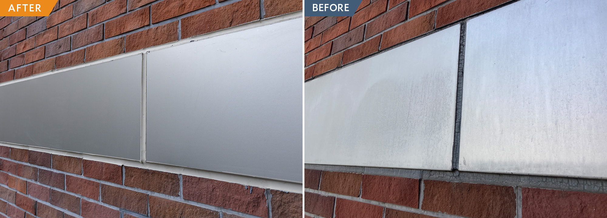 ダイノックシートと特注タイルで外観リニューアル