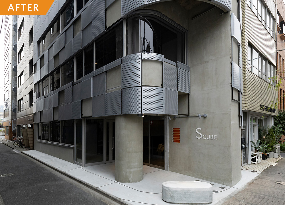 光と素材で建物の表情をリニューアル