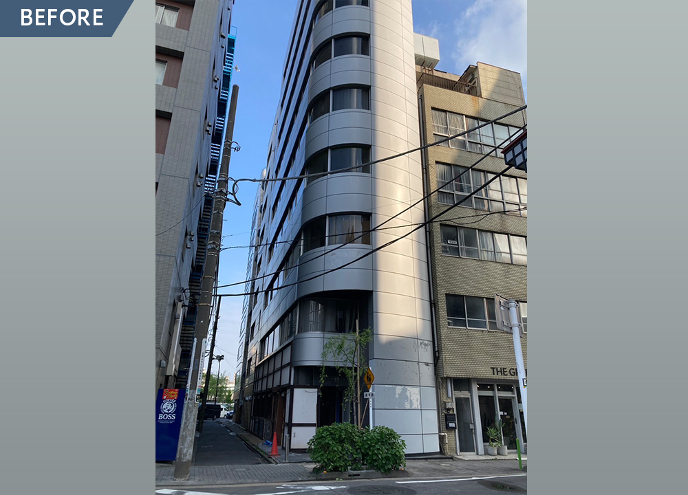 光と素材で建物の表情をリニューアル