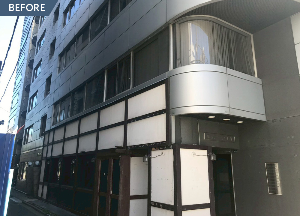 光と素材で建物の表情をリニューアル